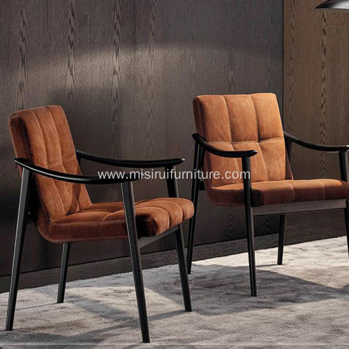 Modern matt black restaurant furniture